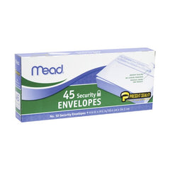 Mead Security Envelopes- 45 Count