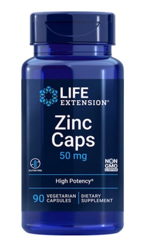 Life Extension Zinc Caps 50mg 90capsules