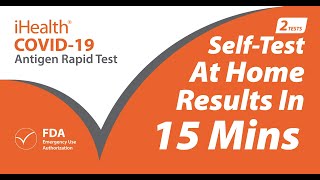 IHEALTH COVID-19 ANTIGEN RAPID TEST 2 COUNT
