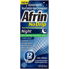 Afrin No Drip Night Pump Mist 1/2fl oz