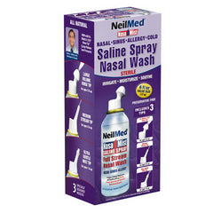 NeilMed Nasa Mist Saline Spray Nasal Wash 6.3oz