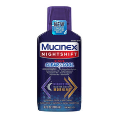 Mucinex Nightshift Liquid Sinus 6oz