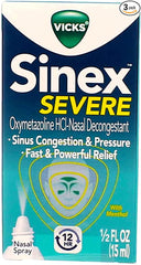 Vicks Sinex Severe Original Nasal Spray 1/2oz