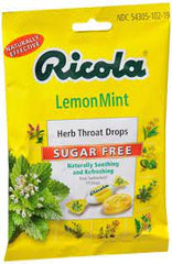Ricola Drops Sugar Free Lemon Mint 19count