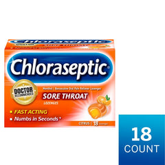 Chloraseptic Citrus 6-10mg Lozg 18ea