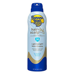 Banana Boat Hair and Scalp Defense Clear Sunscreen Spray SPF 30 6oz