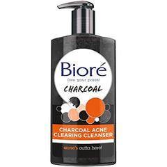 Biore Charcoal Acne Clearing Cleanser Salicylic Acid Treatment 6.77oz