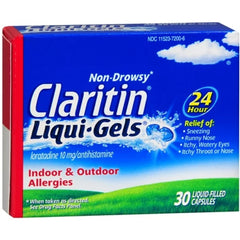 Claritin Non-Drowsy Loratadine 10mg 24H (30 liquid-filled capsules)