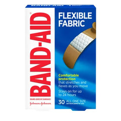 Band-Aid Flexible Fabric- 30 Count