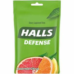 Halls Cough Drops Defense Asst Citrus 30count