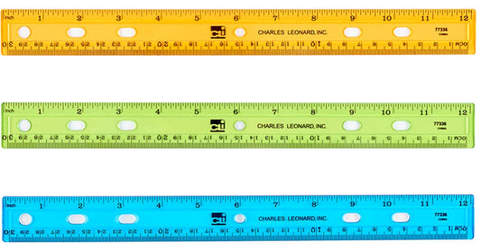 Cli Ruler Assorted Colors 1ct