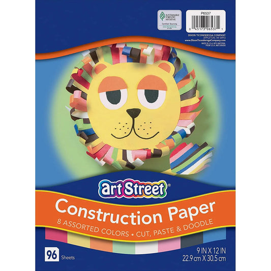 art Street Construction Paper- 96 Sheets