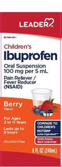 Leader Childrens Ibuprofen Liquid Berry 8oz