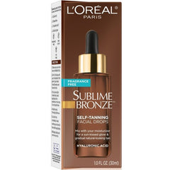 L'OREAL Sublime Bronze Self-tanning Facial Drops 1oz