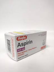 Rugby Aspirin 325mg (100 tablets)