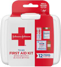 Johnson + Johnson To Go First Aid Kit