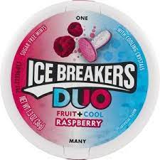 Ice Breakers Duo Fruit+Cool Raspberry 1.3oz