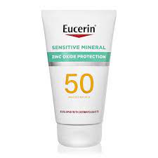 Eucerin Sensitive Mineral Sunscreen SPF 50 w/ Zinc Oxide 4oz