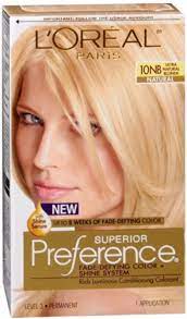 L'Oreal Paris Superior Preference Fade Defying Color + Shine System Ultra Natural Blonde 10NB 1 Application