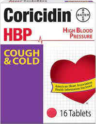 Coricidin HBP Cough & Cold (16 tablets)