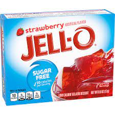 Jell-O Sugar Free Strawberry 0.3oz