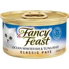 Fancy Feast Ocean Whitefish & Tuna Feast Classic Pate 3oz