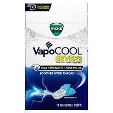 VapoCool Severe Max Strength WinterFrost - 18 Medicated Drops