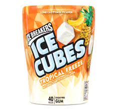 Ice Breakers Ice Cubes Tropical Freeze Sugarfree Gum 40pieces