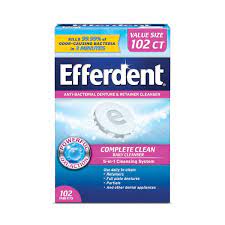 Efferdent Complete Clean Daily Cleanser - 102 Tablets