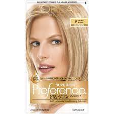 L'Oreal Paris Superior Preference Fade Defying Color + Shine System Natural Blonde 9 1 Application