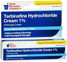 Good Neighbor Pharmacy Terbinafine Hydrochloride Cream 1% Antifungal Cream 1/2 oz