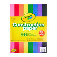 Crayola Construction Paper- 96 Sheets