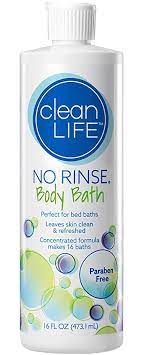 Clean Life No Rinse Body Bath 16 oz
