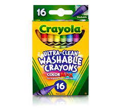Crayola Washable Crayons- 16 Count
