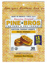 Pine Bros Real Honey Softish Throat Drops - 30 ct