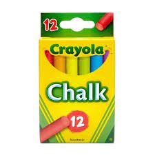 Crayola Colorful Chalk 12 Count