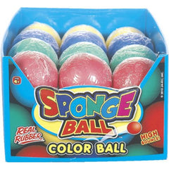 Sponge Balls Assorted Colors 1ct
