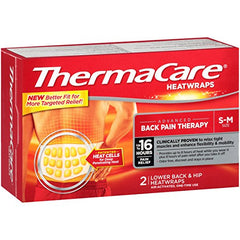 ThermaCare Back Pain Therapy Heatwraps S/M 2ea