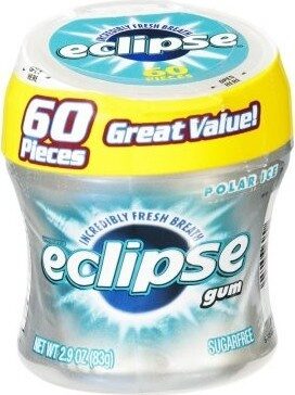 Wrigleys Eclipse Polar Ice Sugarfree Gum 60pieces