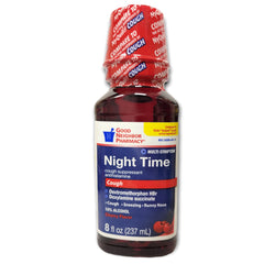 Good Neighbor Pharmacy Night Time Cough Cherry 8fl oz