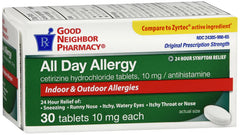 Good Neighbor Pharmacy All Day Allergy Cetirizine Tablets 30count