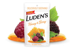 Luden's Drops Honey&Berry 25count