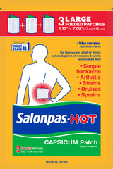 Salonpas-HOT Capsicum Patch 3ea