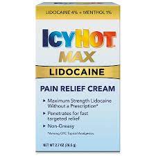 IcyHot Max Lidocaine Pain Relief Cream 2.7oz