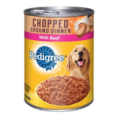 Pedigree Chopped Ground Dinner With Beef 13.2oz