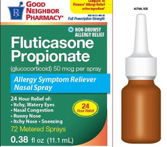 Good Neighbor Pharmacy Fluticasone Propionate 50mcg Allergy Symptom Reliever Nasal Spray 0.38fl oz