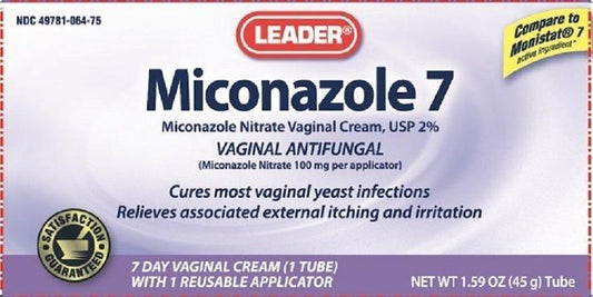 Leader Miconazole 7 Day Nitrate Cream 1.59oz