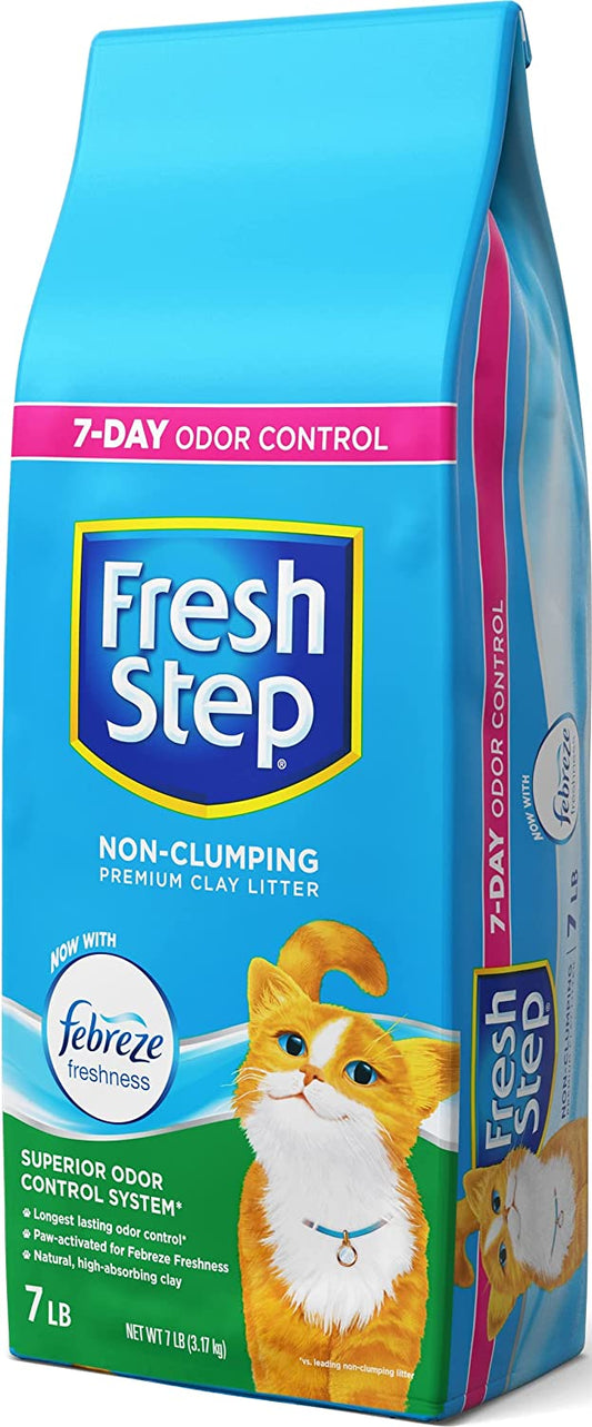 Freshstep Non-clumping Premium Clay Litter with Febreze 7lb