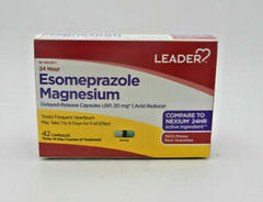 Leader Esomeprazole Magnesium 20mg 42ct