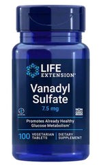 Life Extension Vanadyl Sulfate 7.5mg 100tablets